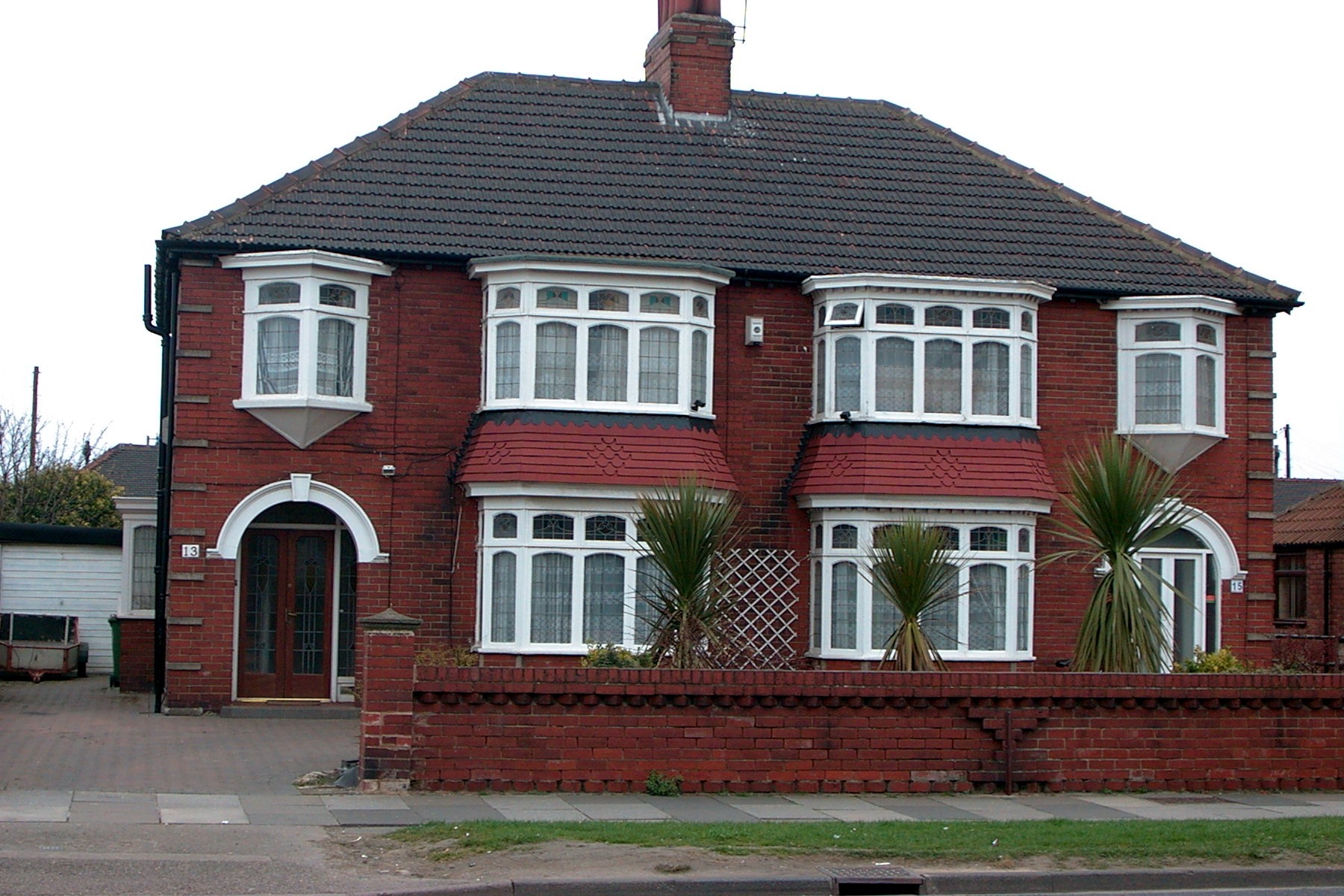 Front view of Dovehouses in Redcar